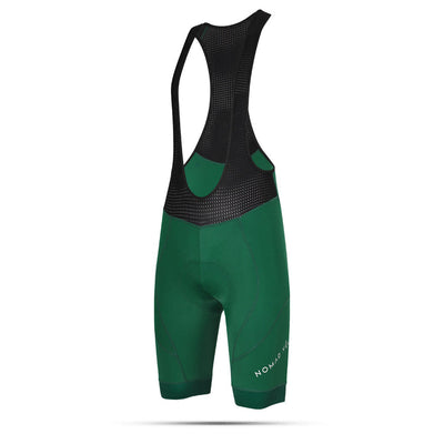 Pro-Level Groene Bib Shorts met Ondersteunende Pasvorm – Nomad Bib Shorts Groen